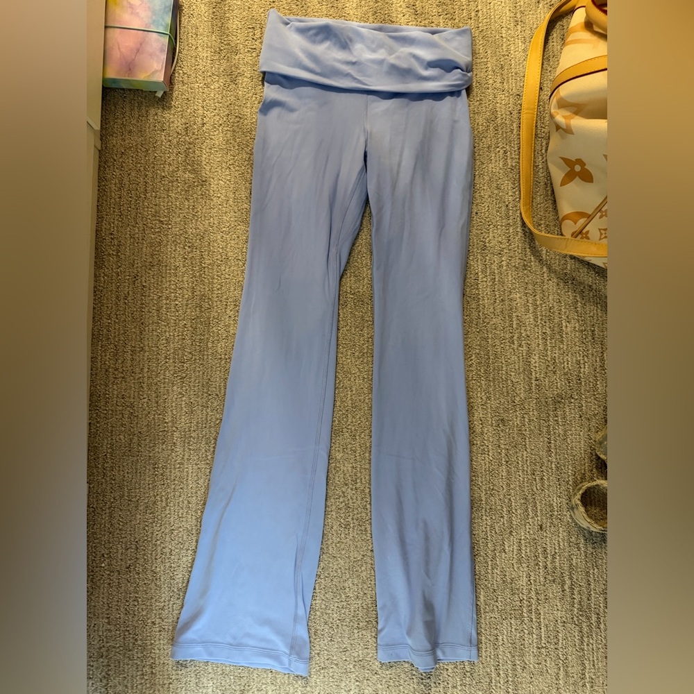 Aritzia day flower  Blue Women's Wide- leggings